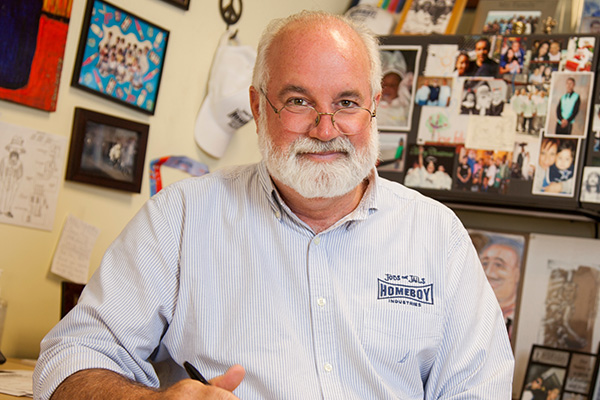 Greg Boyle in his office